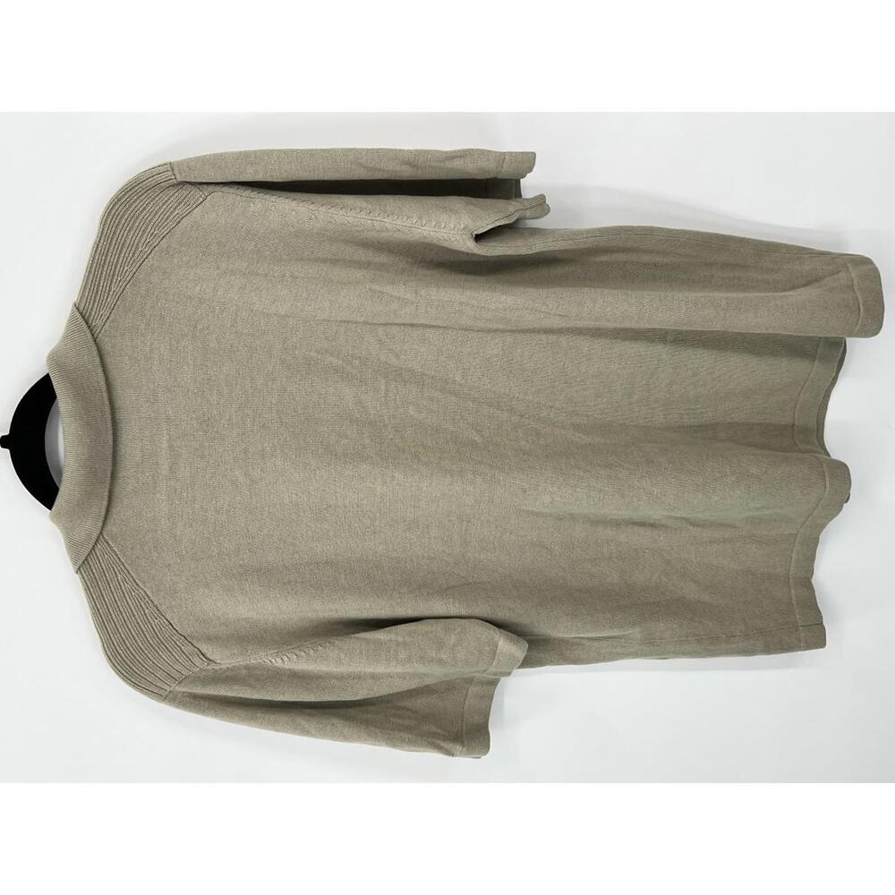 Neutral Knit Polo Shirt Medium Acrylic Cotton Blend J. Ferrar - Picture 4 of 6